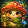 A vibrant cartoon character avatar in a unique and colorful style, suitable for user testimonials.